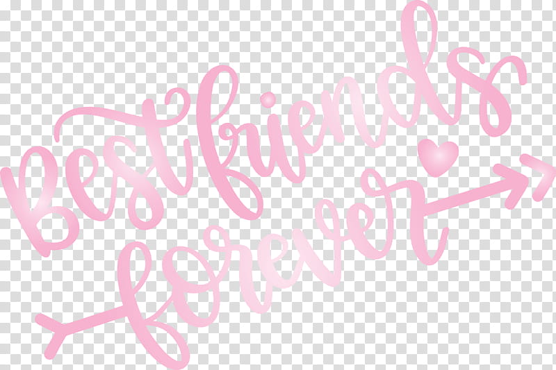 Best Friends Forever Friendship Day, Logo, Pink M, Line, Meter, Love My Life transparent background PNG clipart