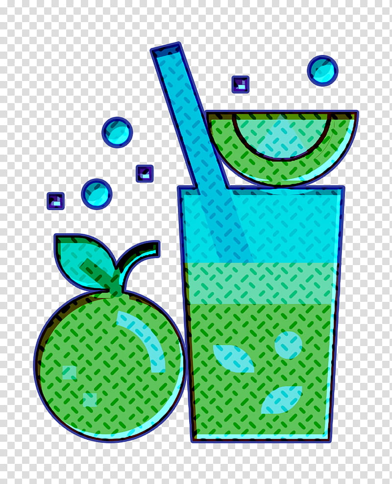 Alternative Medicine icon Breakfast icon Orange juice icon, Green, Turquoise transparent background PNG clipart