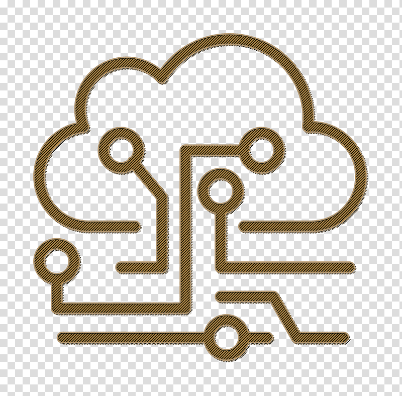 Artificial Intelligence icon Data icon Cloud icon, Cloud Computing, Managed Services, Information Technology, Microsoft Azure, Computing Platform, Software transparent background PNG clipart