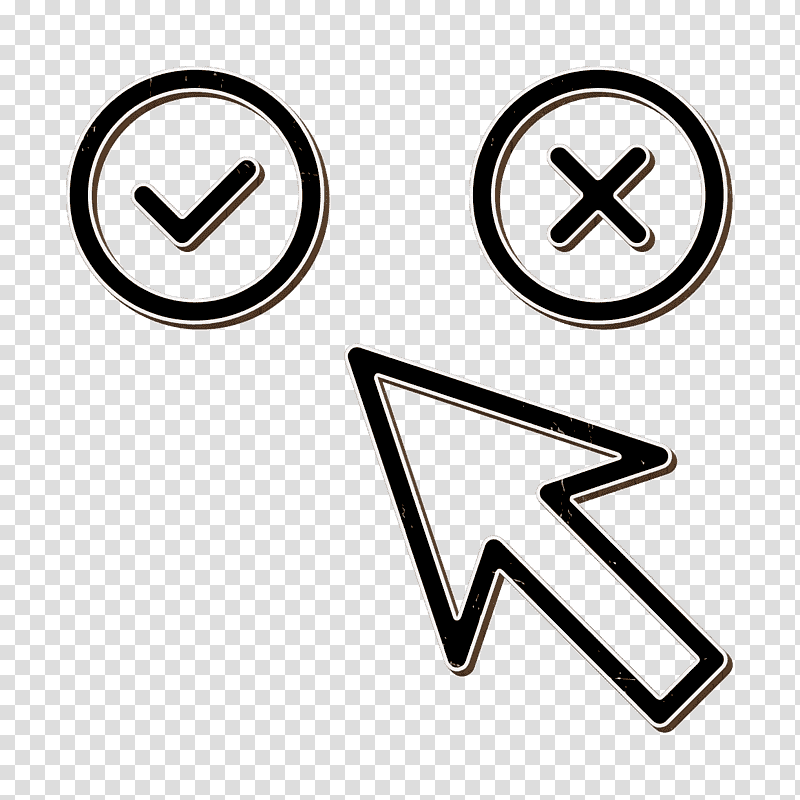 Science test icon Yes icon Question icon, Check Mark, Symbol, Sign, Royaltyfree, X Mark, Cross transparent background PNG clipart