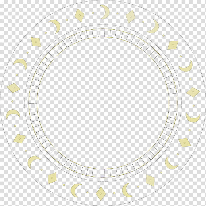 circle yellow meter pattern mathematics, Decorative Frame, Watercolor, Paint, Wet Ink, Precalculus, Analytic Trigonometry And Conic Sections transparent background PNG clipart