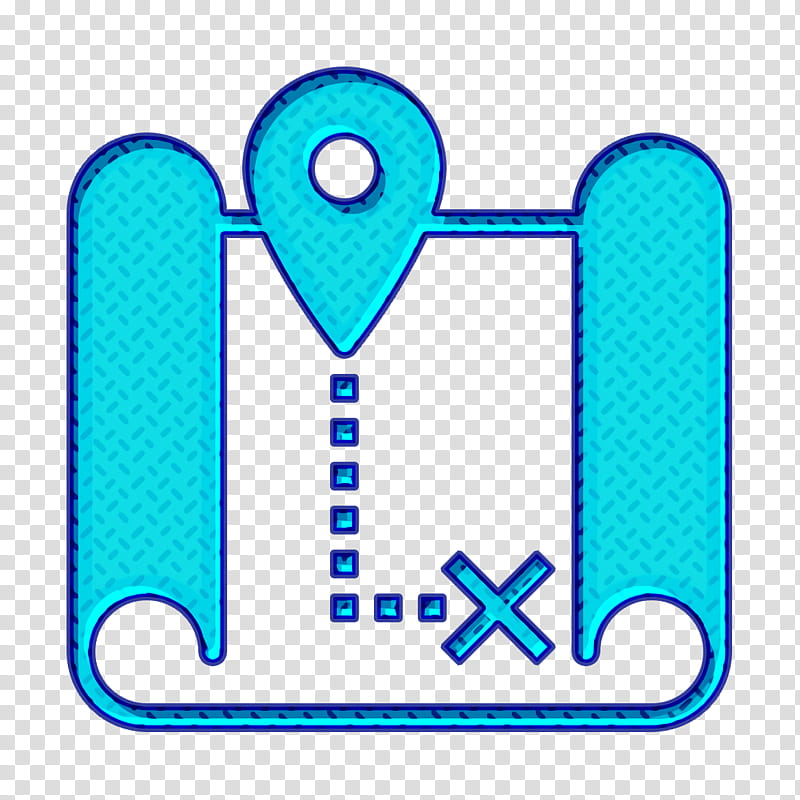 Navigation and Maps icon Maps and location icon Map icon, Blue, Line, Azure, Aqua, Electric Blue transparent background PNG clipart