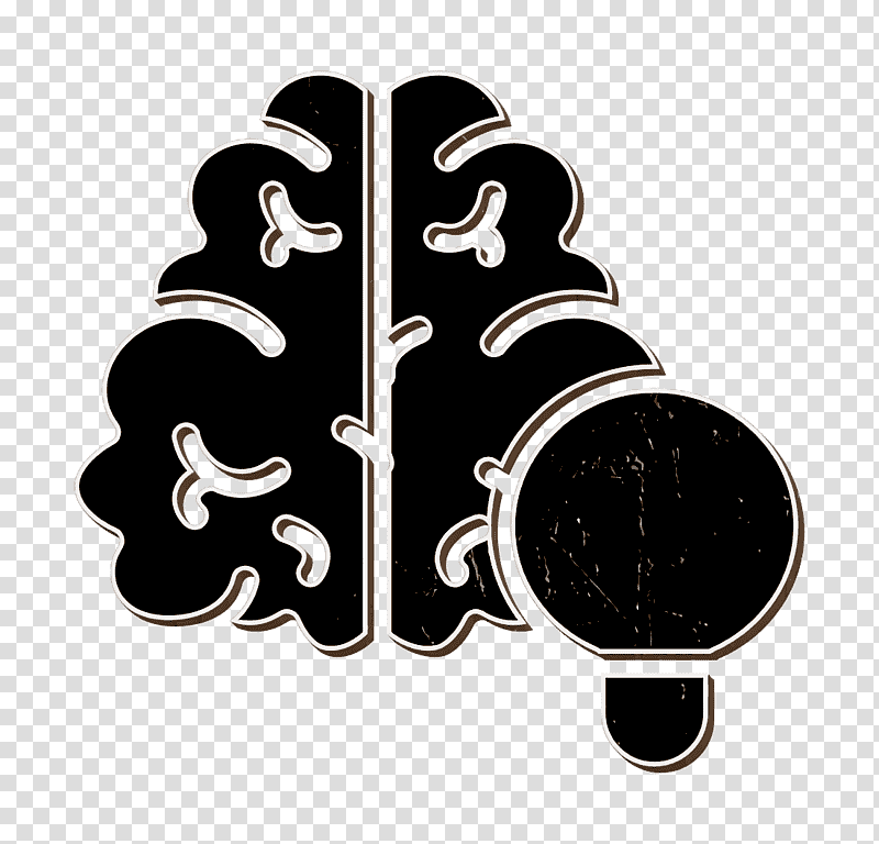 Brain icon School icon, Leaf, Tree, Logo, Plant, Metal transparent background PNG clipart