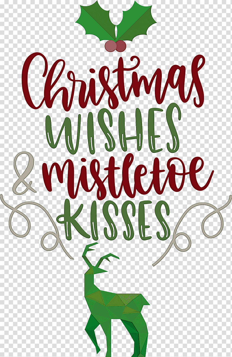 Christmas Wishes Mistletoe Kisses, Christmas Tree, Christmas Day, Christmas Ornament, Logo, Holiday, Christmas Ornament M transparent background PNG clipart