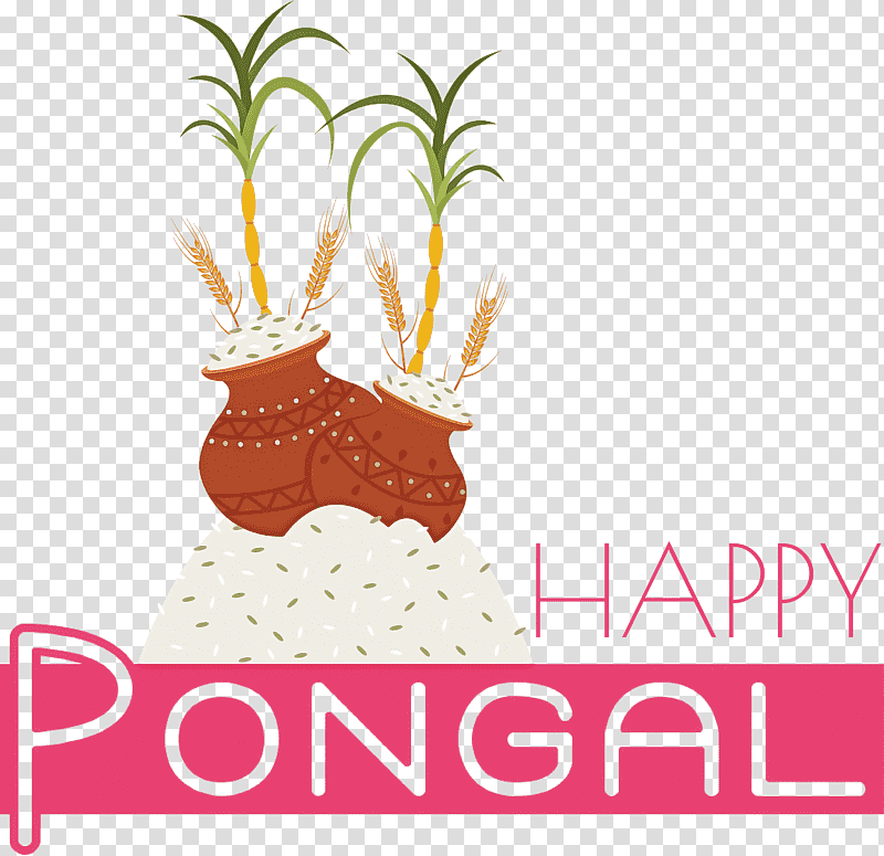 Pongal Happy Pongal, Cartoon, Harvest Festival, Sharing, Text, Logo transparent background PNG clipart