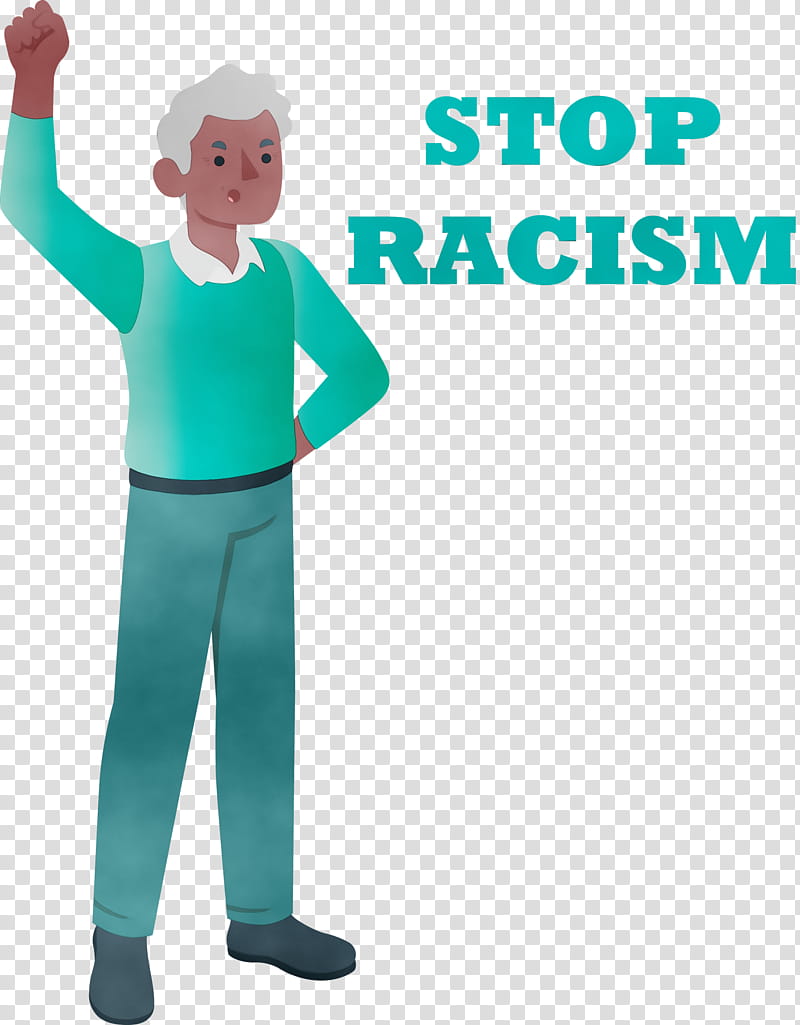 costume t-shirt outerwear character green, Stop Racism, Watercolor, Paint, Wet Ink, Tshirt, Promises2kids, Meter transparent background PNG clipart