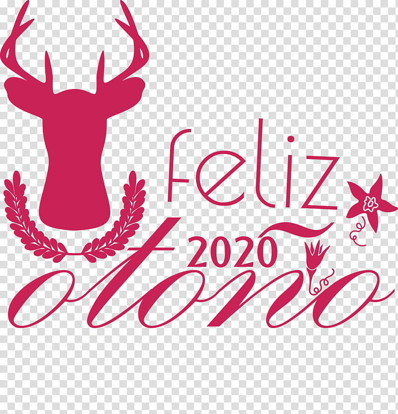 feliz otoño happy fall happy autumn, Antler, Reindeer, Decal, Scrapbooking, Logo, Silhouette, Pinnwand transparent background PNG clipart