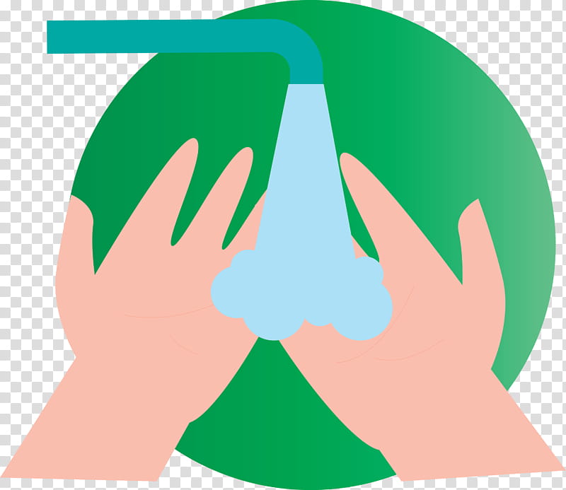 Hand washing Handwashing Wash Hands, Logo, Green, Meter, Behavior, Human transparent background PNG clipart