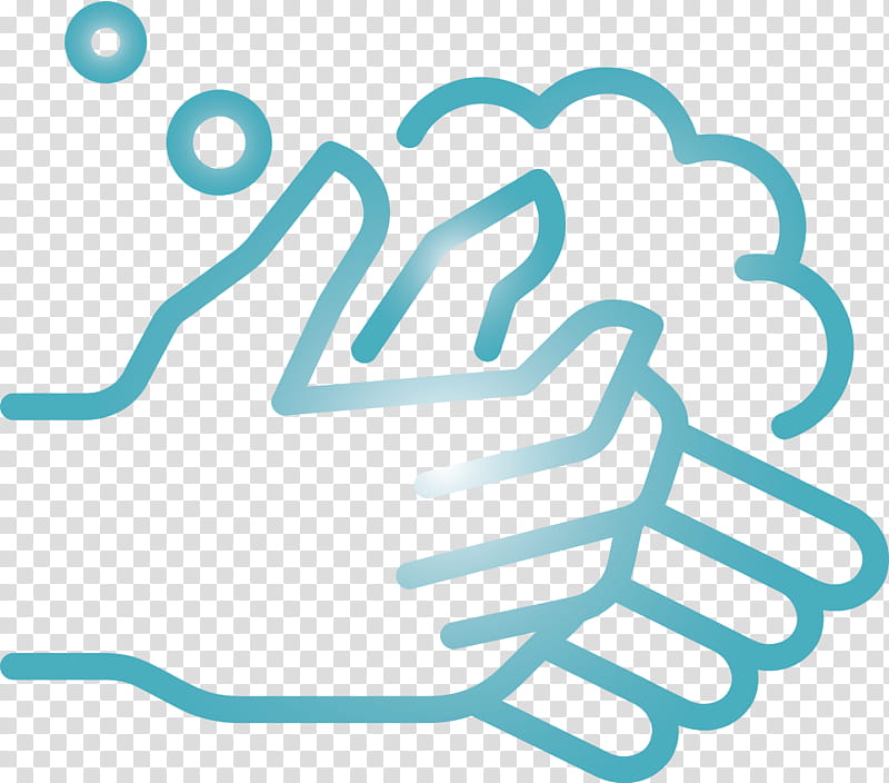 Corona Virus Disease Washing Hand Cleaning Hand, Turquoise, Line, Aqua transparent background PNG clipart