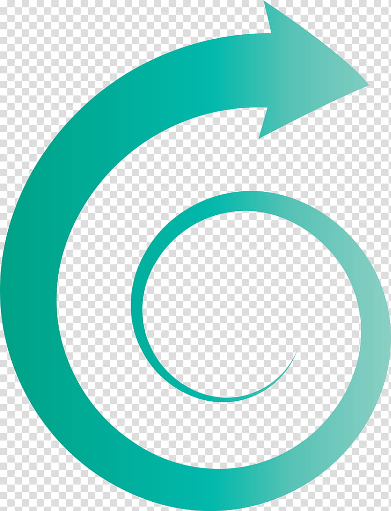 spiral arrow, Circle, Logo, Angle, Green, Area, Meter, Mathematics transparent background PNG clipart