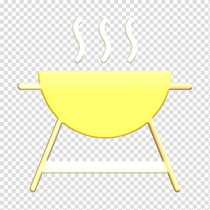 Fast Food icon Bbq icon Grill icon, Logo, Yellow, Line, Meter, Table, Statistics, Mathematics transparent background PNG clipart