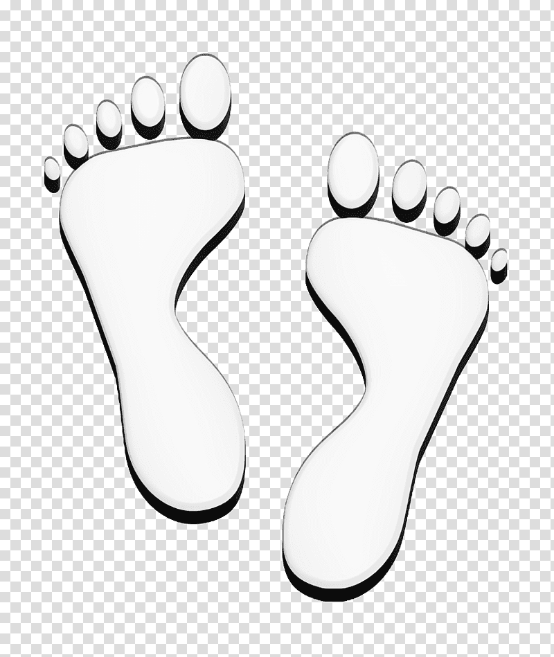 Foot icon shapes icon Human footprint icon, Sticker, Decal, Car, Window, Online Shopping, Vinyl Group transparent background PNG clipart