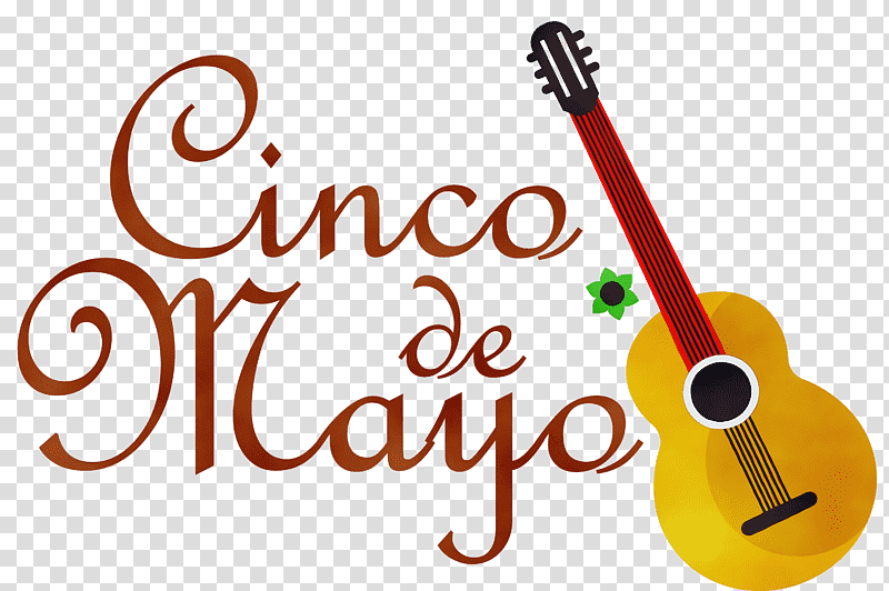 Guitar, Cinco De Mayo, Fifth Of May, Watercolor, Paint, Wet Ink, String Instrument transparent background PNG clipart
