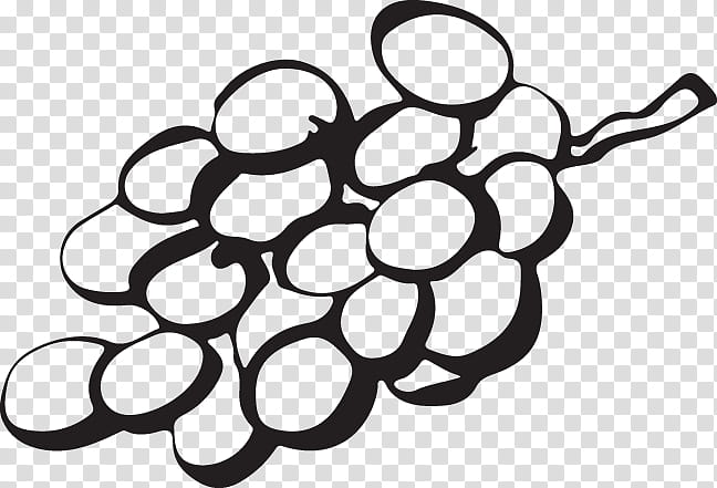 leaf grape grapevine family black-and-white circle, Blackandwhite, Vitis, Plant, Coloring Book, Line Art transparent background PNG clipart