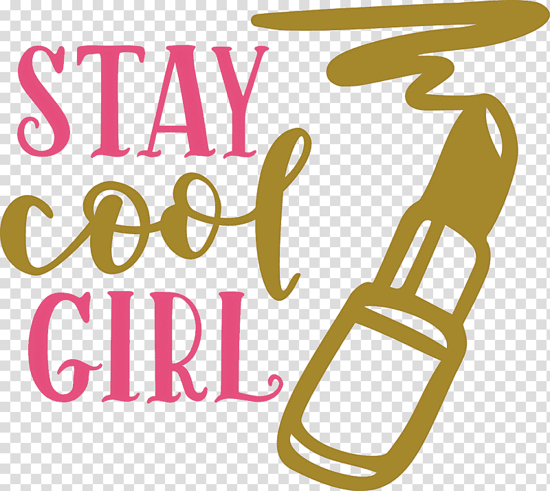 Stay Cool Girl Fashion Girl, Logo, Yellow, Line, Meter, Number, Mathematics transparent background PNG clipart