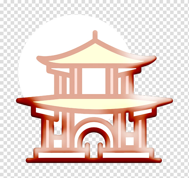 Pagoda icon China icon Monuments icon, Facade, Meter, Table, Statistics transparent background PNG clipart