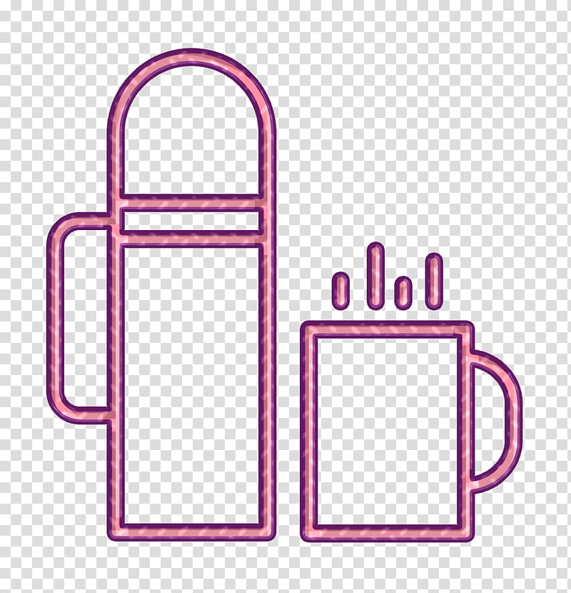 Hunting icon Cantine icon Coffee icon, Pink transparent background PNG clipart