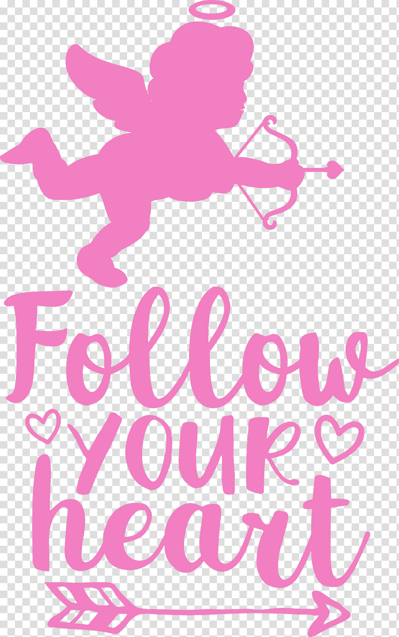 Follow Your Heart Valentines Day Valentine, Quote, Wall Decal, Logo, Character, Line, Sticker transparent background PNG clipart
