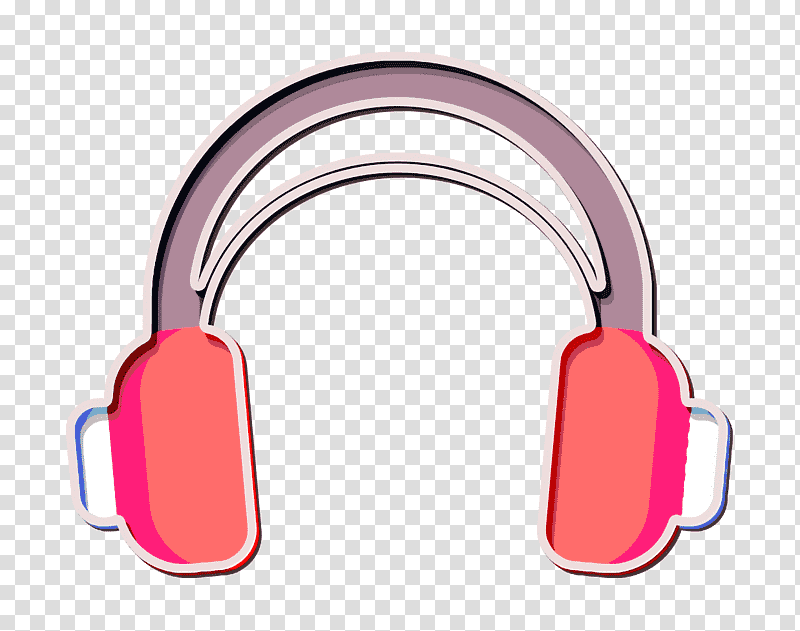 Electronics icon Headphones icon Audio icon, Headset, Audiovisual Equipment, Jewellery transparent background PNG clipart