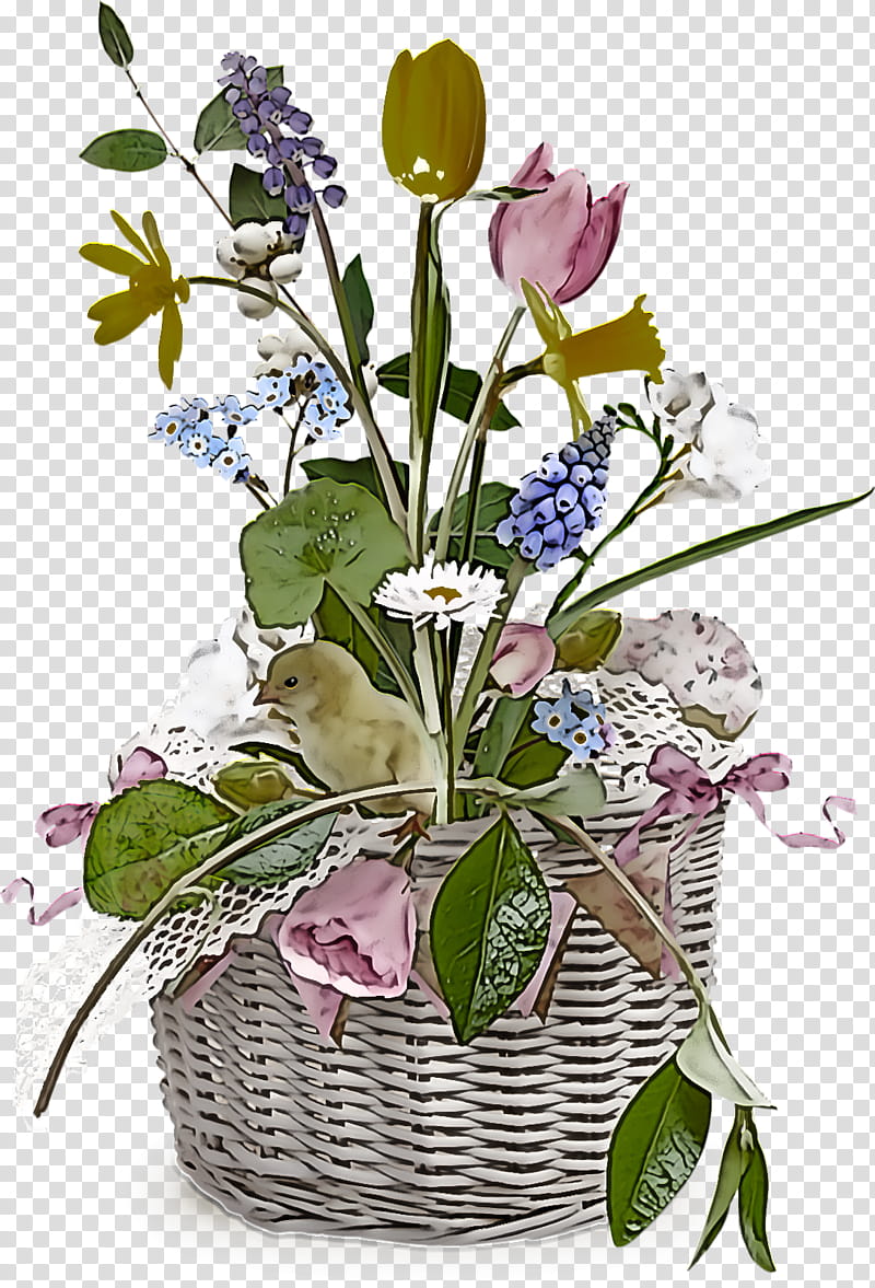 easter basket with eggs easter day basket, Flower, Flowerpot, Cut Flowers, Floristry, Plant, Flower Arranging, Bouquet transparent background PNG clipart