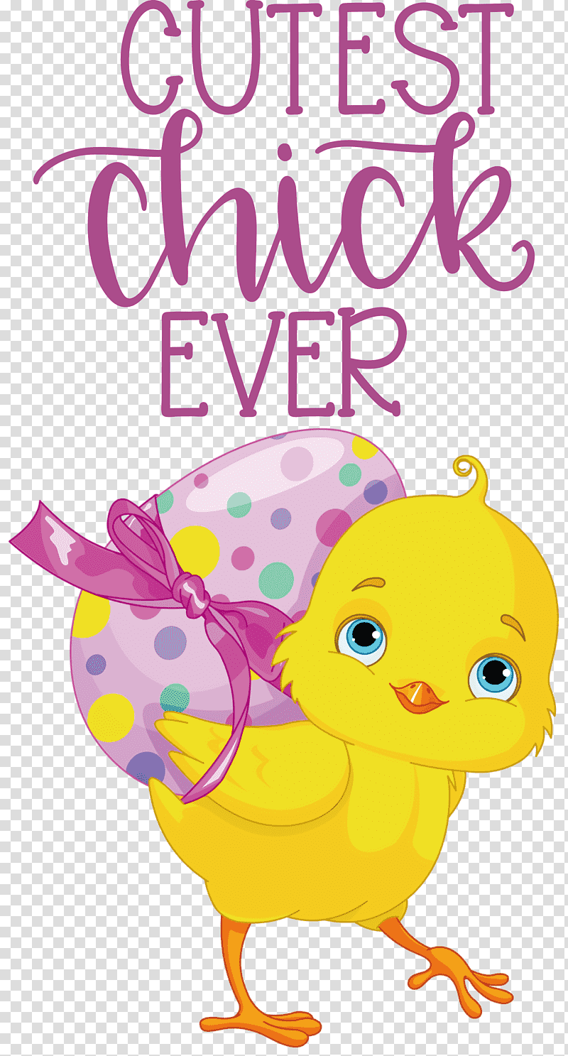 Happy Easter Cutest Chick Ever, Birds, Cartoon, Beak, Meter, Line, Geometry transparent background PNG clipart
