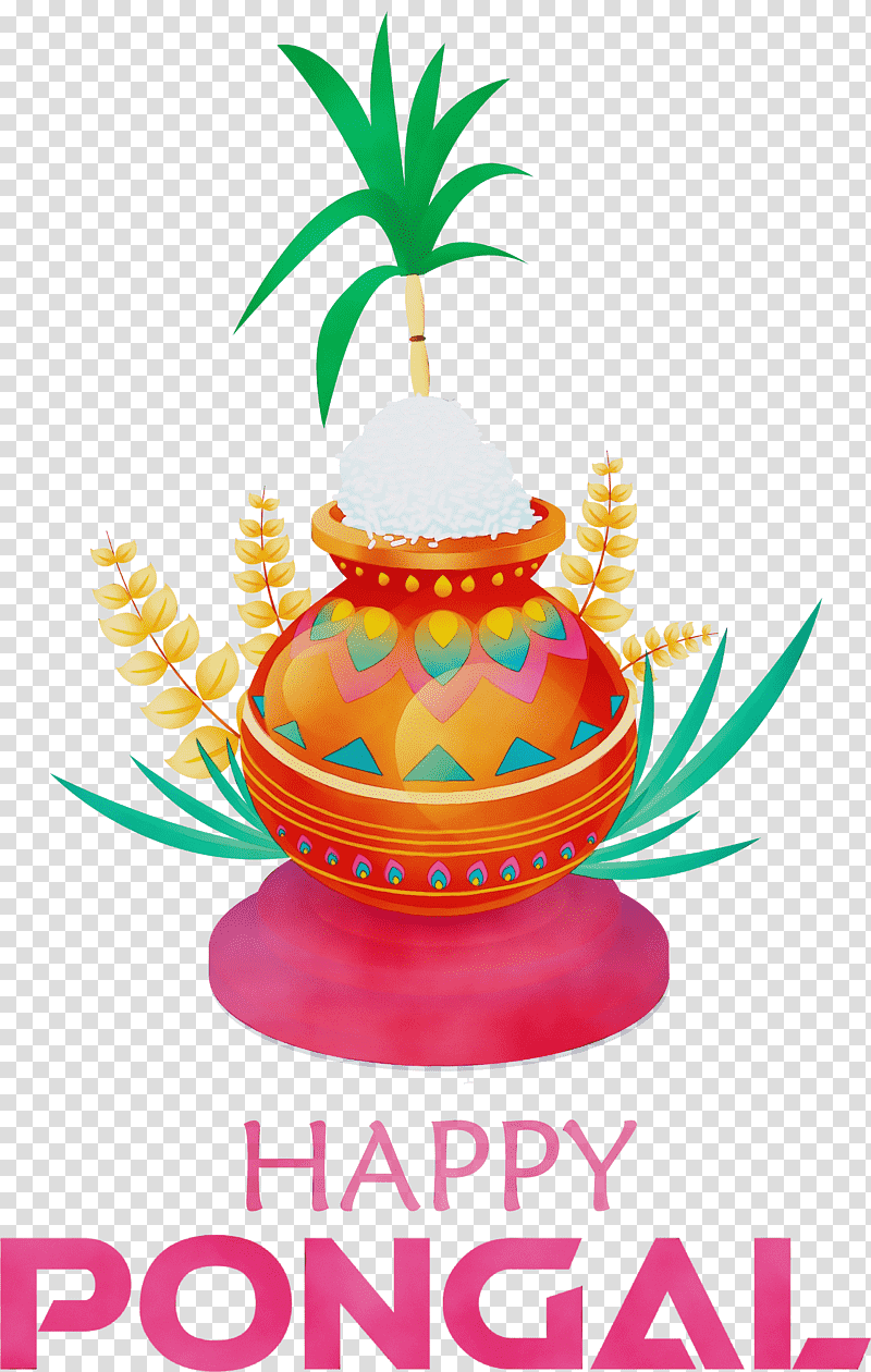 meter fishing birthday fruit mitsui cuisine m, Happy Pongal, Watercolor, Paint, Wet Ink, Birthday transparent background PNG clipart