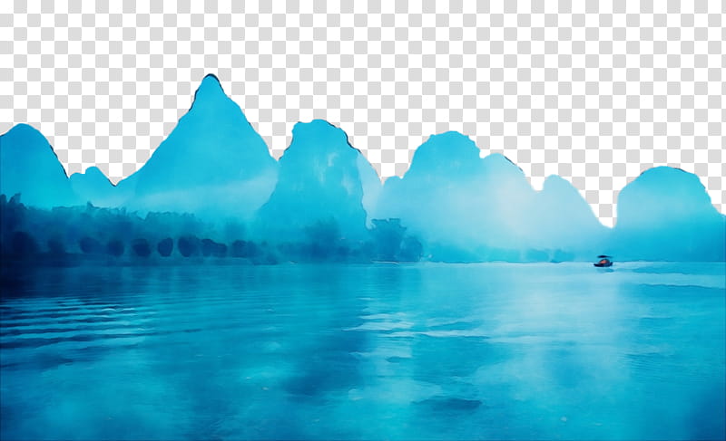 Mount Scenery Water Resources Arctic Ocean Watercolor Paint Wet Ink Turquoise Computer Mountain Transparent Background Png Clipart Hiclipart
