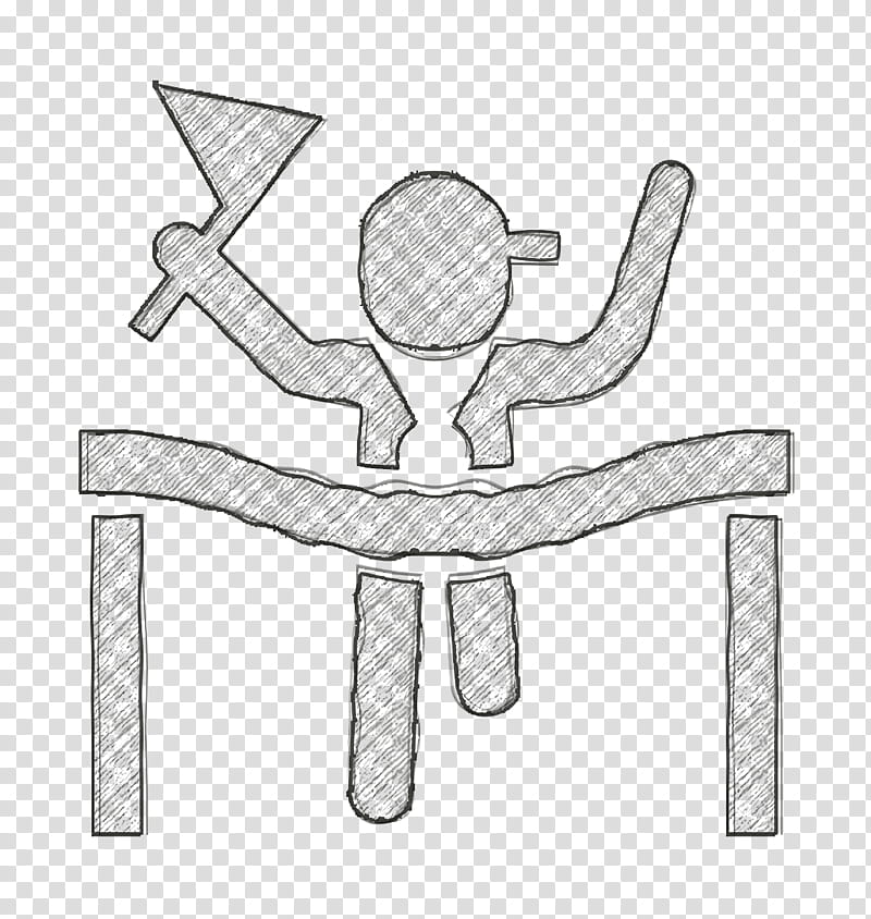 Winner icon Finish icon, Line Art, Sports Equipment, Angle, Furniture, Meter transparent background PNG clipart
