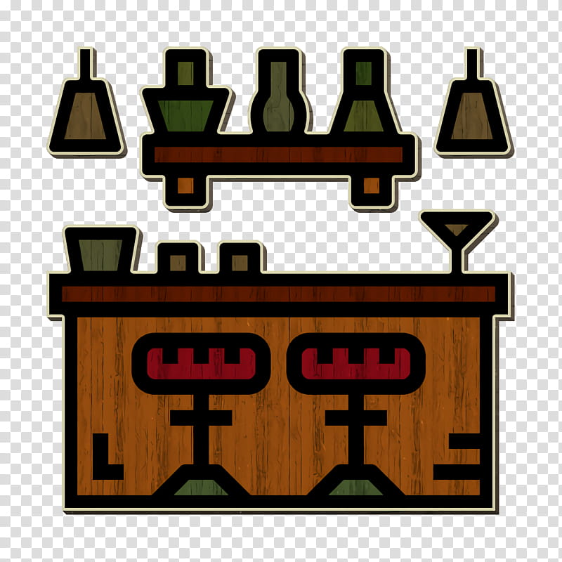 Bar icon Pub icon Pattaya icon, Furniture transparent background PNG clipart