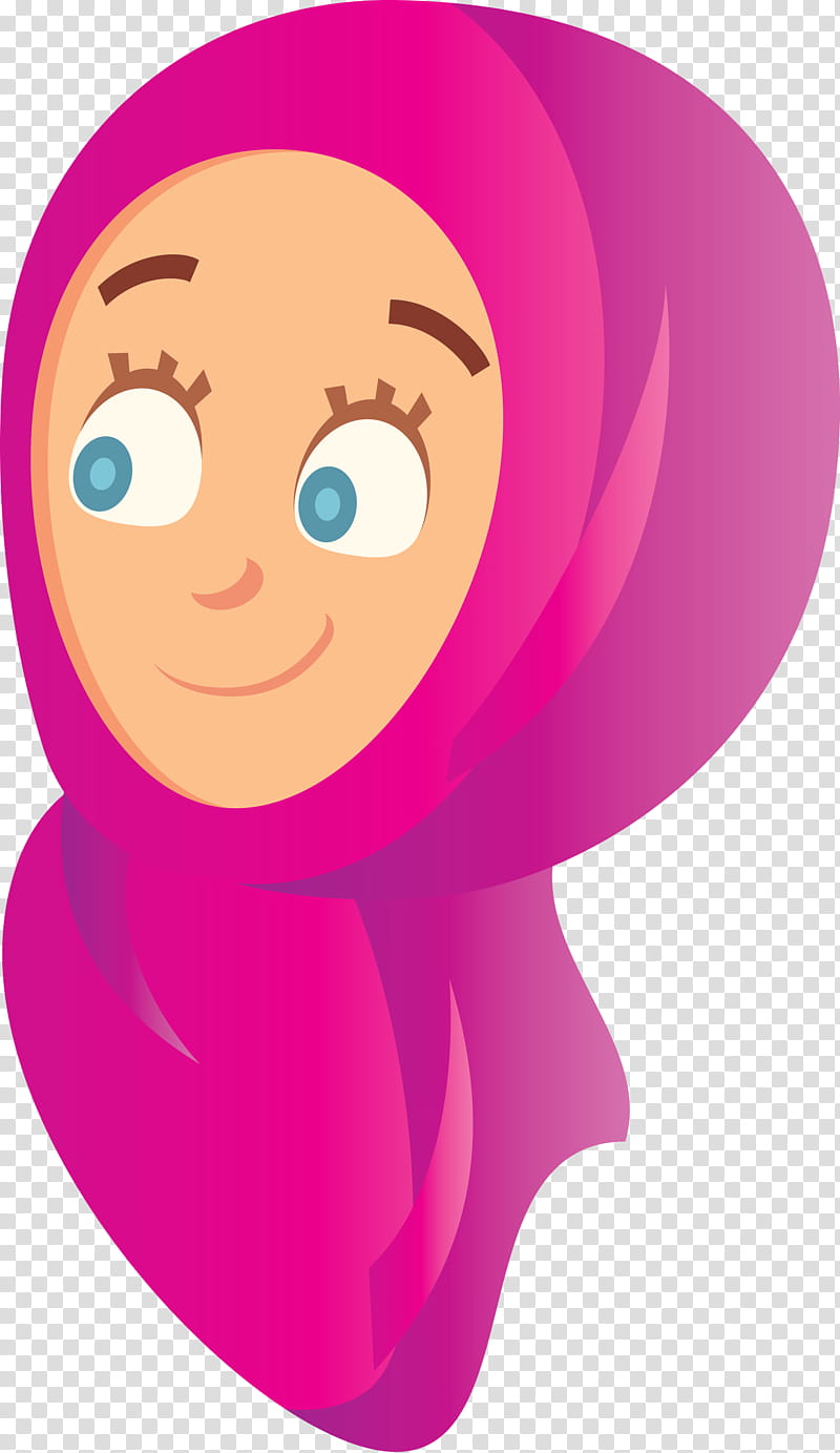 cartoon drawing smile watercolor painting character, Arabic People Cartoon, Beauty transparent background PNG clipart