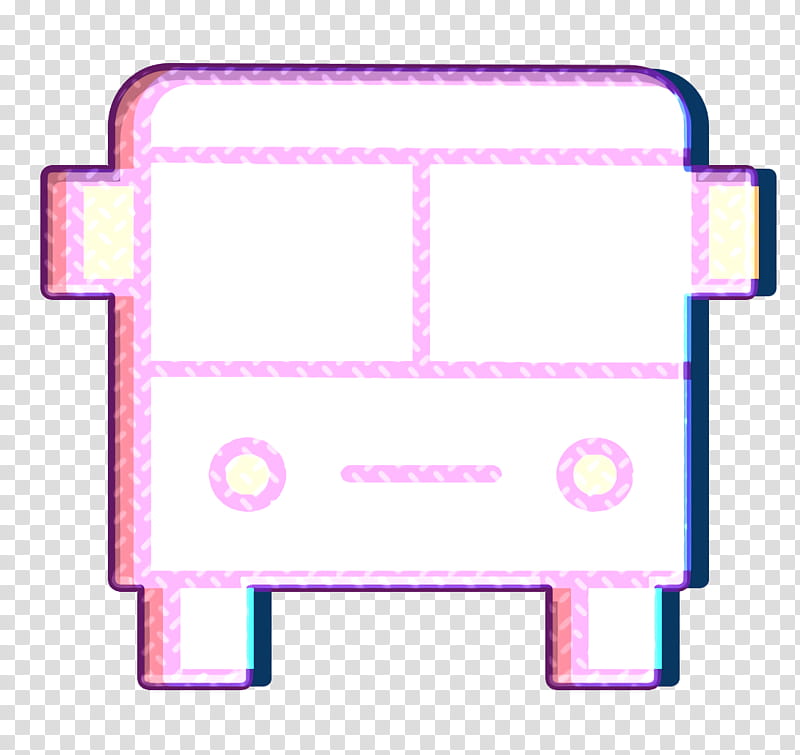 School icon Bus icon, Light, Technology, Square transparent background PNG clipart