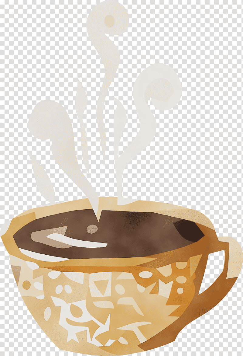 Coffee cup, Watercolor, Paint, Wet Ink, Mug, Earl Grey Tea transparent background PNG clipart