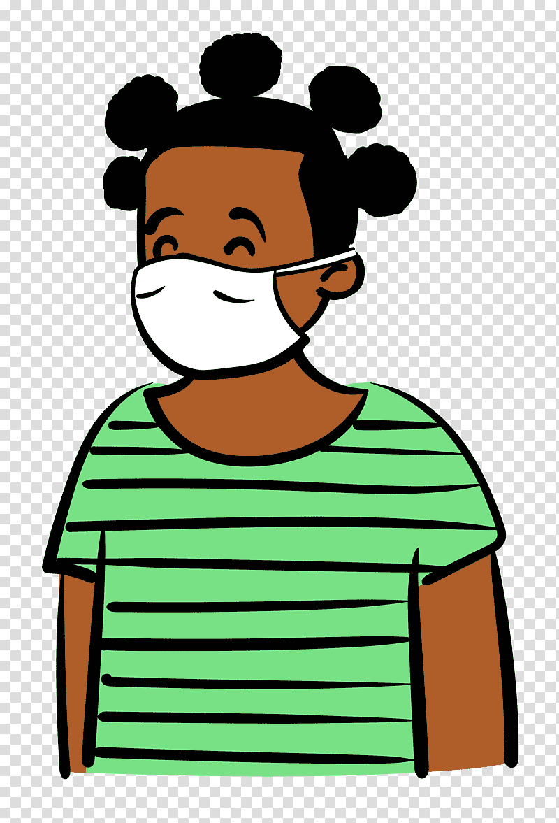 woman medical mask coronavirus, Creative Work, Creativity, Cartoon, Job, Human, Happiness transparent background PNG clipart