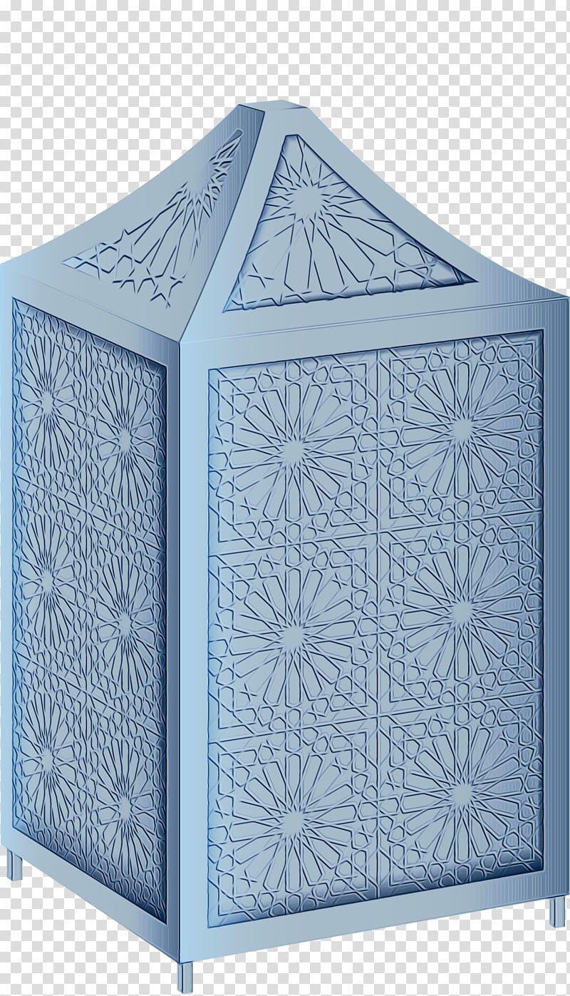 blue architecture pattern visual arts rectangle, Ramadan Lantern, Ramadan Kareem, Watercolor, Paint, Wet Ink, Glass, Shed transparent background PNG clipart