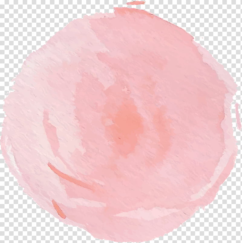 pink cotton candy peach, Watercolor Flower, Paint, Wet Ink transparent background PNG clipart