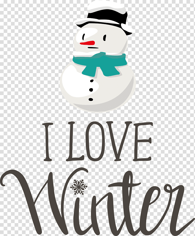 I Love Winter Winter, Winter
, Logo, Character, Meter, Snowman transparent background PNG clipart