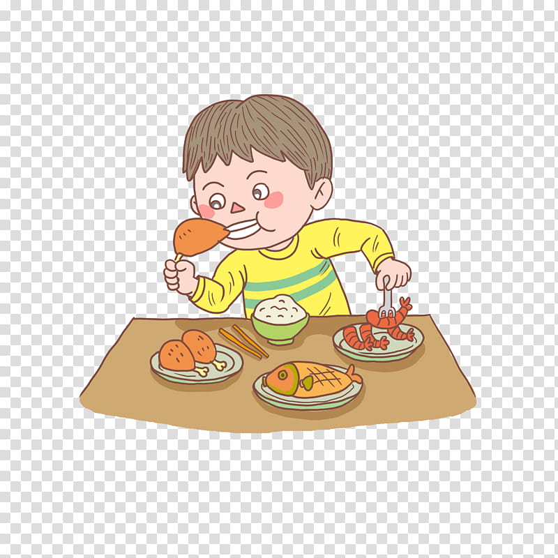 meal eating cartoon child junk food, Food Group, Dish, Breakfast, Play, Cuisine, Vegetarian Food, Cook transparent background PNG clipart