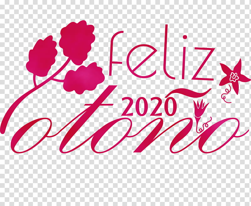 Floral design, Feliz Otoño, Happy Fall, Happy Autumn, Watercolor, Paint, Wet Ink, Logo transparent background PNG clipart