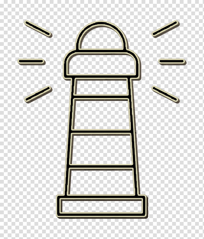 Tower icon Pirates icon Lighthouse icon, Ladder, Coloring Book transparent background PNG clipart