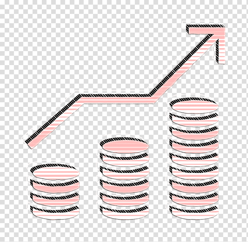 Growth icon Financial icon Business and finance icon, Line, Meter, Mathematics, Geometry transparent background PNG clipart