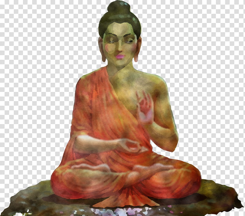 Bodhi Day, Gautama Buddha, Statue, Figurine, Classical Sculpture, Sitting transparent background PNG clipart