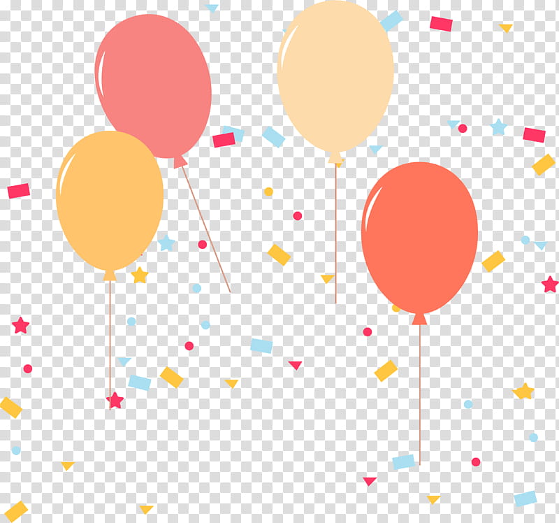 Polka dot, Balloon, Party Supply, Confetti transparent background PNG clipart