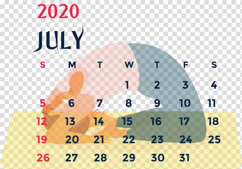 July 2020 Printable Calendar July 2020 Calendar 2020 Calendar, Industrial Design, Text, Typeface, Cartoon, February, Calendar System, Meter transparent background PNG clipart