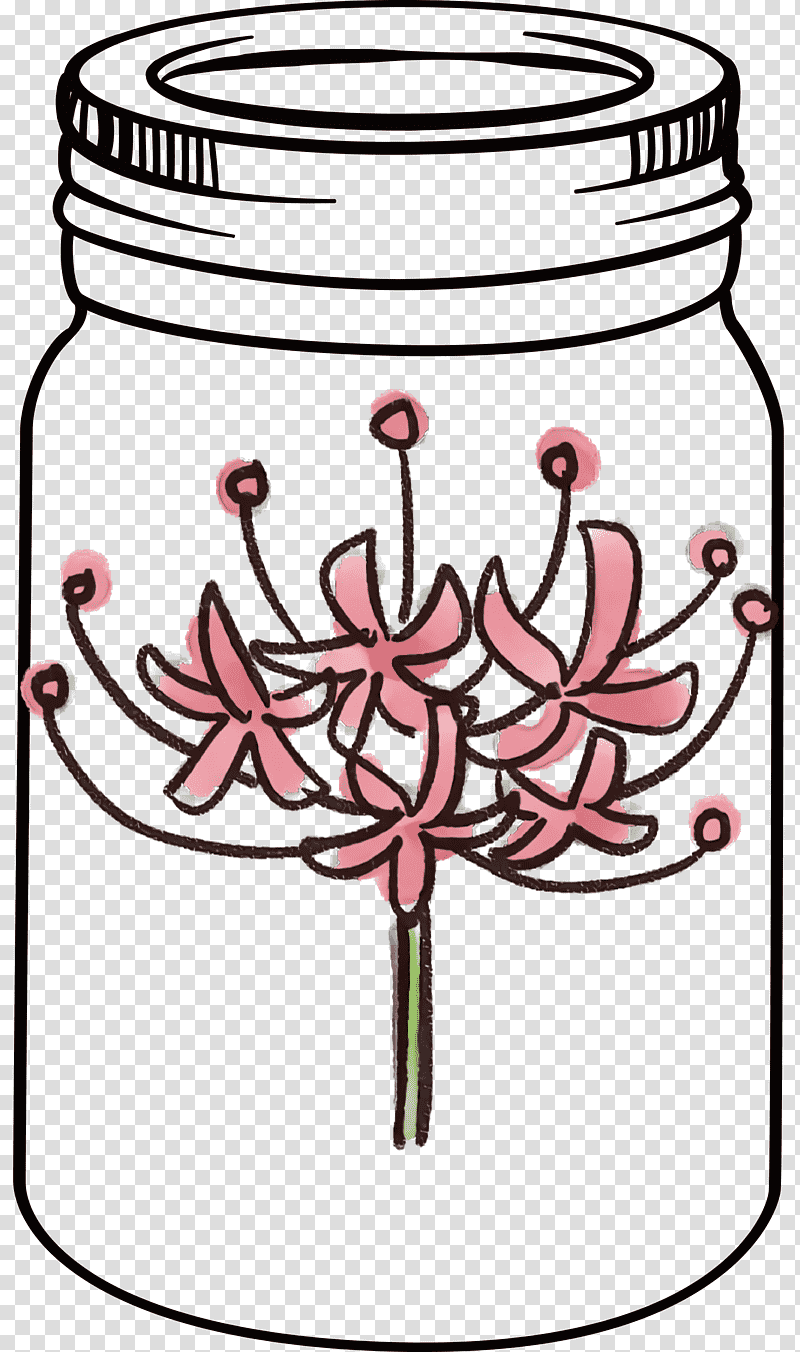 MASON JAR, Flower, Plant Stem, Vine, Leaf, Virginia Creeper, Pedicel transparent background PNG clipart