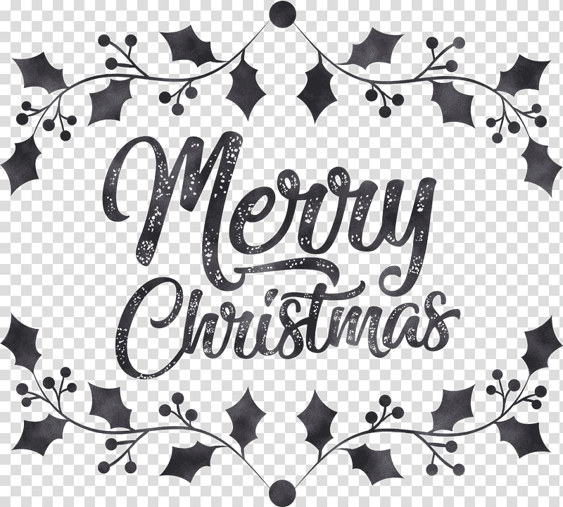 Merry Christmas, Christmas Day, Logo, Calligraphy, Christmas Ornament, Christmas Tree, Typography transparent background PNG clipart