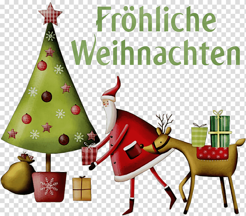 Christmas ornament, Frohliche Weihnachten, Merry Christmas, Watercolor, Paint, Wet Ink, Christmas Day transparent background PNG clipart
