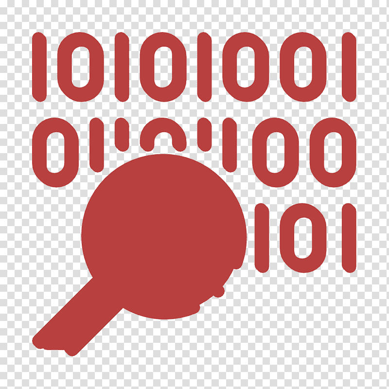 Code icon Database & servers icon Binary code icon, Database Servers Icon, Logo, Red, Line, Meter, Behavior transparent background PNG clipart