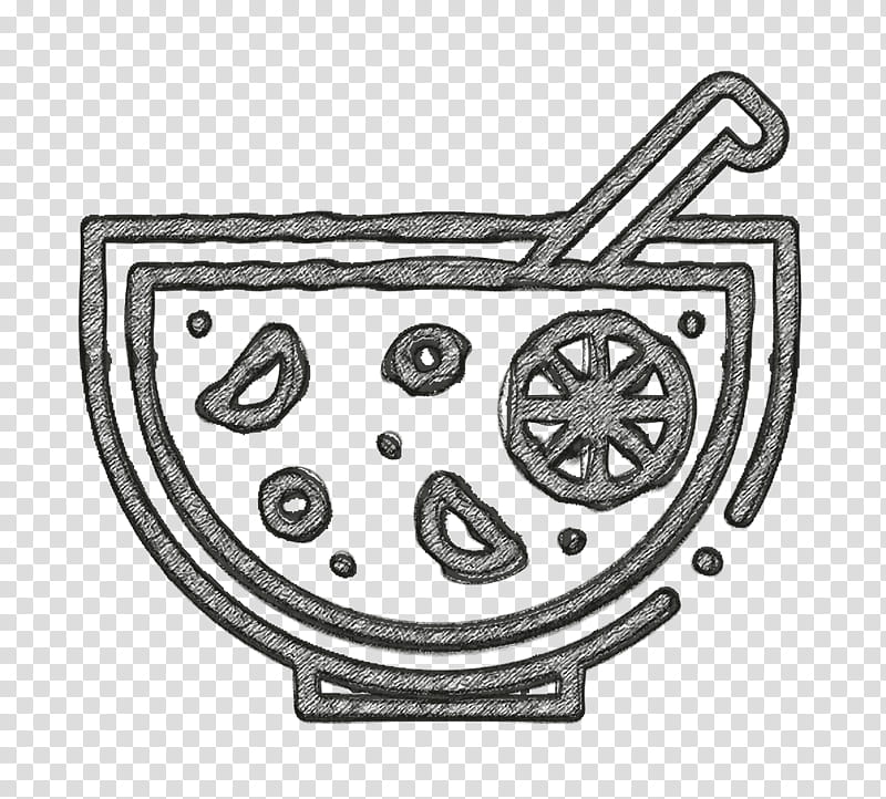 Beverage icon Punch icon, Line Art, Angle, Black White M, Car, Science, Biology transparent background PNG clipart