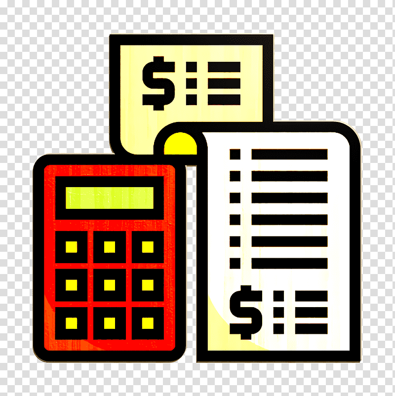 Ecommerce icon Accounting icon Business and finance icon, Logo, Symbol, Text, Yellow, Outline transparent background PNG clipart