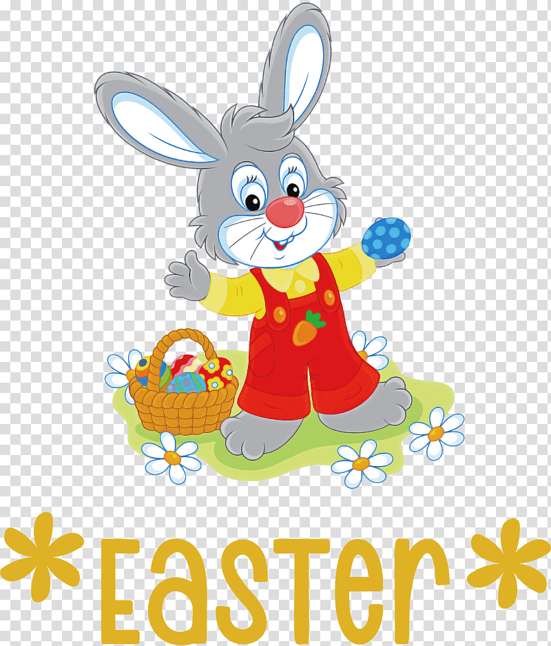 Easter Bunny Easter Day, Easter Egg, Rabbit, Holiday, Hare, Egg Hunt, Basket transparent background PNG clipart